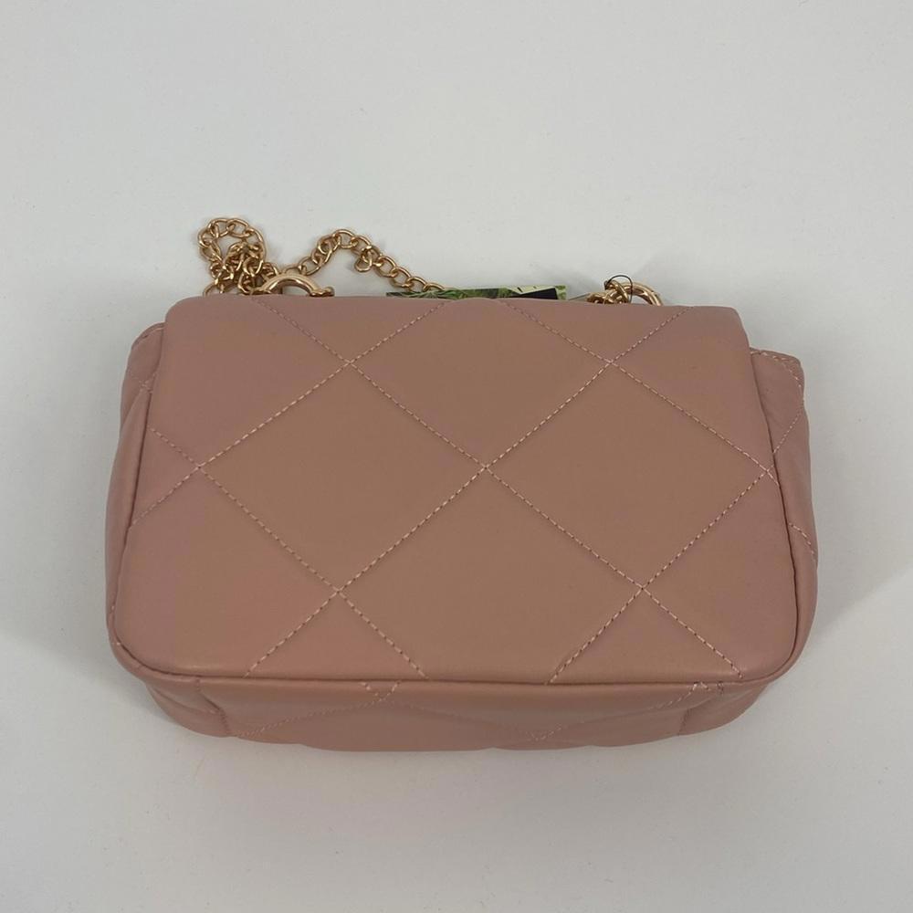 Badgley Mischka Quilted Crossbody Bag with Gold Hardware - Picture 3 of 6